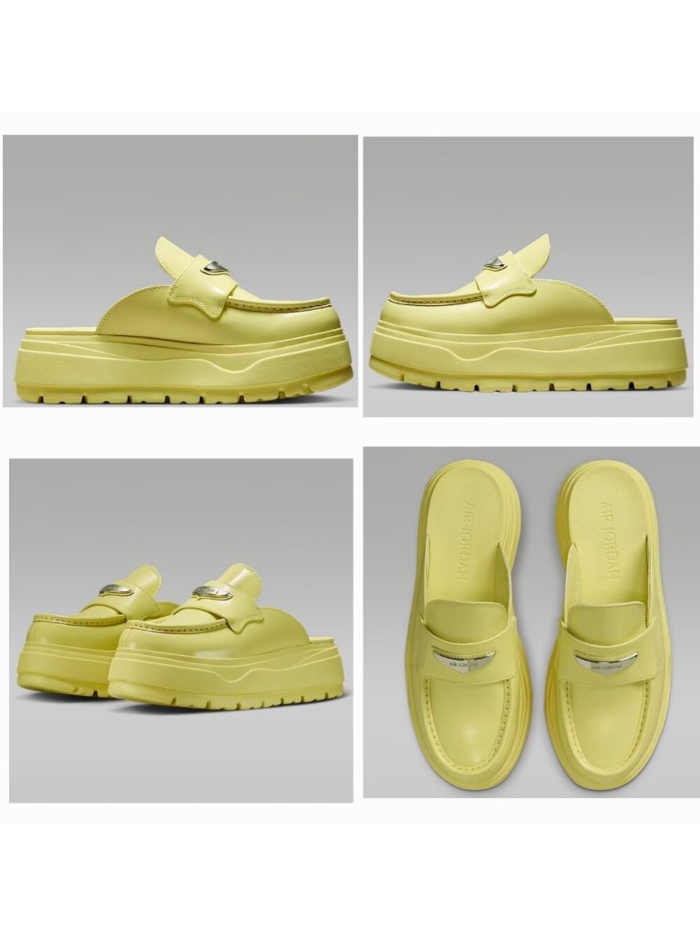NEW Nike Air Jordan Mule Sandals in Yellow US 9.5 Platform